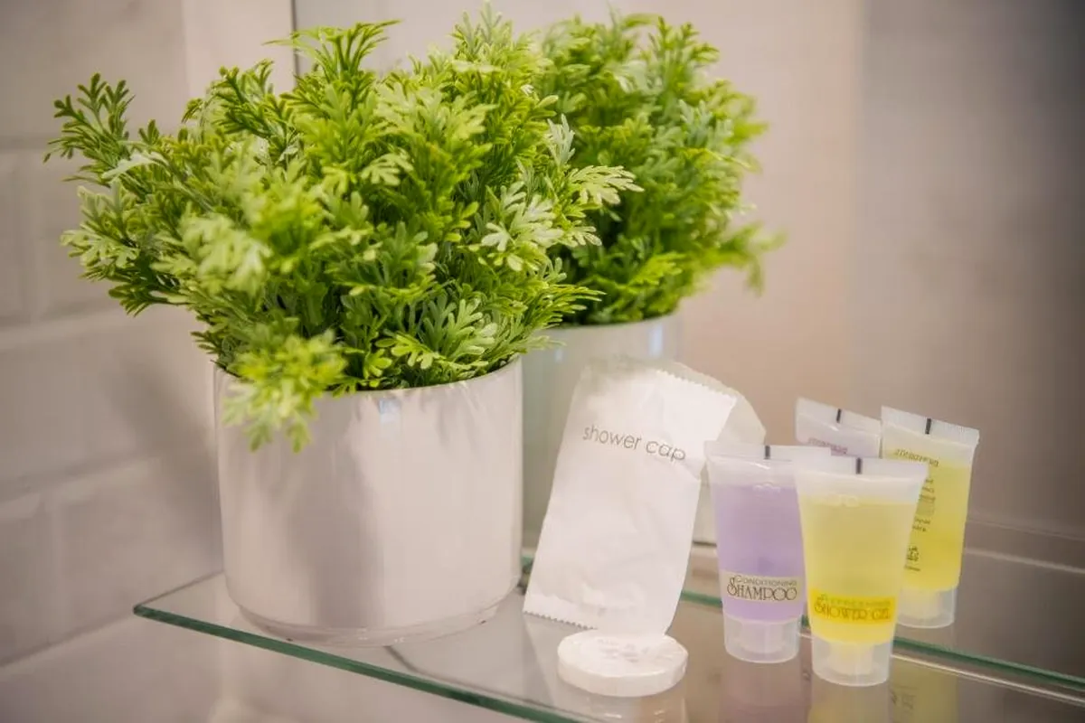 In-room amenities at Let's Zzz Bangkok